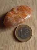 Galet Calcite orange