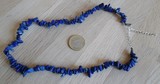 Collier baroque chips Lapis Lazuli