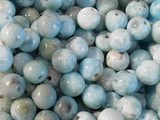 Perles Minéraux Larimar 5,9mm