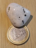 Pierre roulée pierre de lune arc en ciel - Labradorite blanche