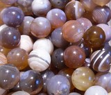 Perles Minéraux Agate botswana 8,5mm