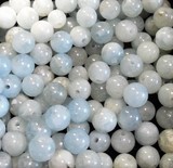 Perles Minéraux Aigue marine 8,4mm
