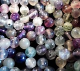 Perles Minéraux Fluorite/fluorine 6,1mm